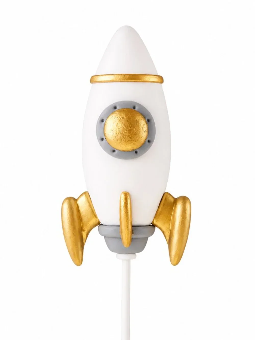 Space Theme Cake Topper Set – Rocket, Planets, Moon & Astronaut